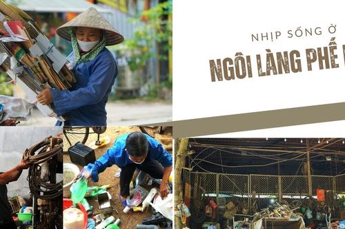 Nhịp sống ở ngôi làng phế liệu