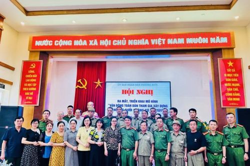 Ra mắt mô hình điểm 'Vận động toàn dân tham gia xây dựng phường không có ma túy'