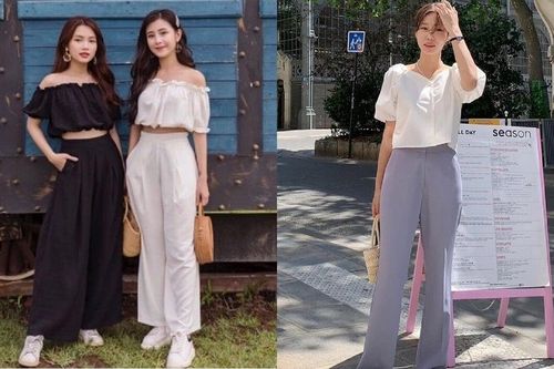 Bí quyết mặc quần ống rộng đẹp vào mùa hè