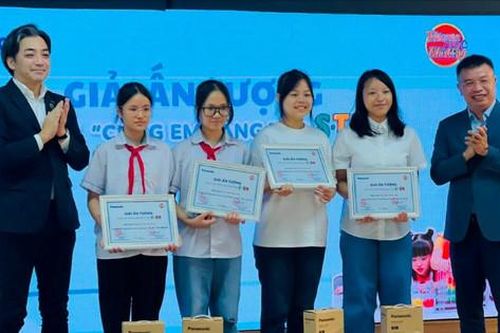 Học sinh Hà Nội đoạt giải Cuộc thi 'Cùng em sáng tạo STEM'