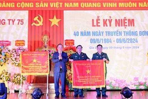 Công ty 75 phát huy truyền thống Anh hùng Lao động, phát triển toàn diện, vững chắc