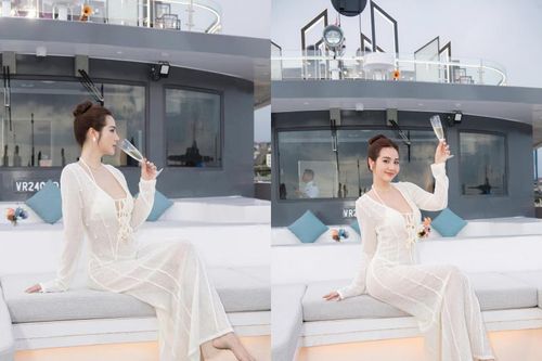 Cựu hot girl Hà thành đón sinh nhật với áo hờ hững chỉ sợ tuột