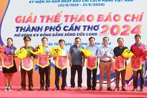 Gần 250 vận động viên tham dự Giải thể thao báo chí TP Cần Thơ mở rộng khu vực ĐBSCL