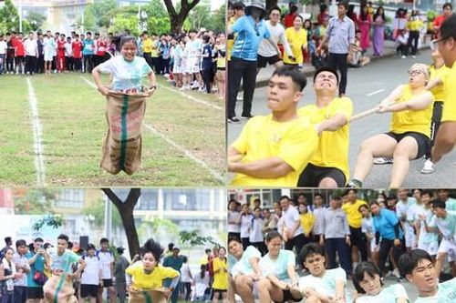 Sinh viên TPHCM sôi nổi thi nhảy bao bố, kéo cao, chạy việt dã