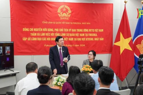 Đoàn công tác UBTW MTTQ Việt Nam gặp gỡ các hội đoàn người Việt tại Nhật Bản