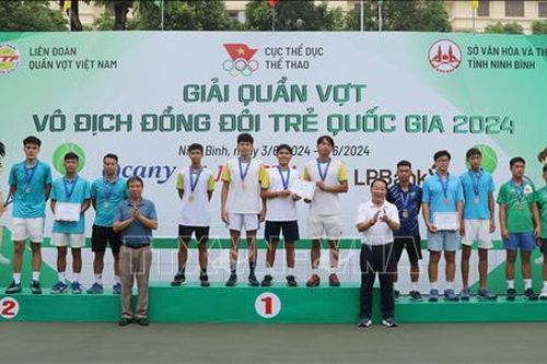 Bế mạc Giải Quần vợt vô địch đồng đội trẻ quốc gia