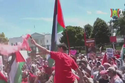 Hàng nghìn người biểu tình ở Mỹ ủng hộ Palestine
