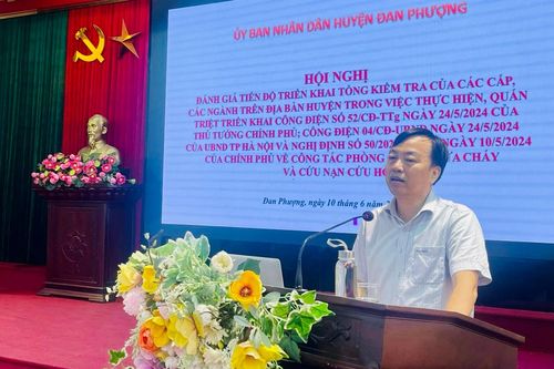 Đánh giá tiến độ kiểm tra phòng cháy, chữa cháy