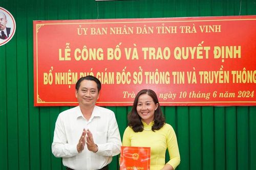 Trà Vinh có tân Phó Giám đốc Sở Thông tin và Truyền thông