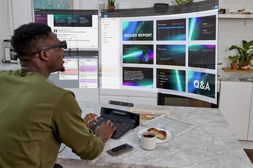 Laptop AR có màn hình 100 inch?