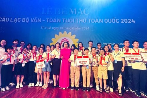 Học sinh Hà Nội đoạt nhiều giải thưởng tại cuộc thi văn - toán tuổi thơ