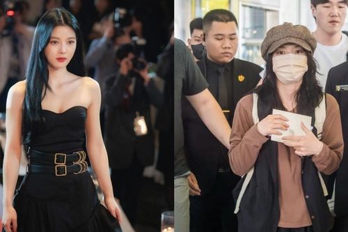 Nữ chính 'My Demon' Kim Yoo Jung được chào đón nồng nhiệt tại sân bay Nội Bài