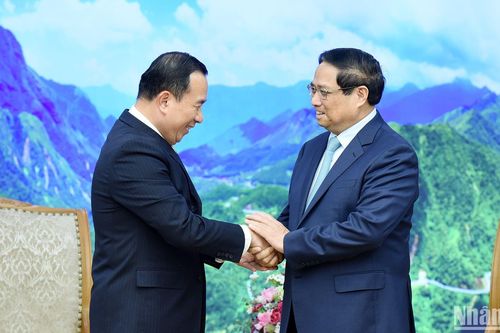 Thủ tướng Phạm Minh Chính tiếp Bộ trưởng Thanh tra Campuchia