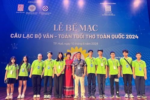Học sinh Hà Nội đoạt thành tích cao cuộc thi Câu lạc bộ Văn-Toán tuổi thơ toàn quốc