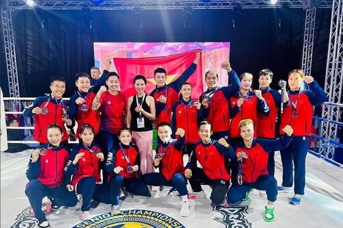 Tuyển Việt Nam giành hai huy chương Vàng tại Giải Muay Thế giới 2024