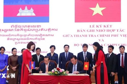 Thúc đẩy hợp tác giữa Thanh tra Chính phủ Việt Nam và Bộ Thanh tra Campuchia