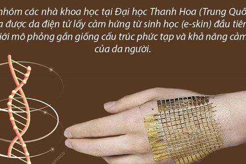 Phát minh loại da điện tử sinh học đầu tiên trên thế giới