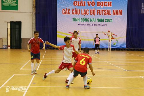 10 đội bóng tham dự Giải vô địch các câu lạc bộ futsal nam tỉnh Đồng Nai năm 2024