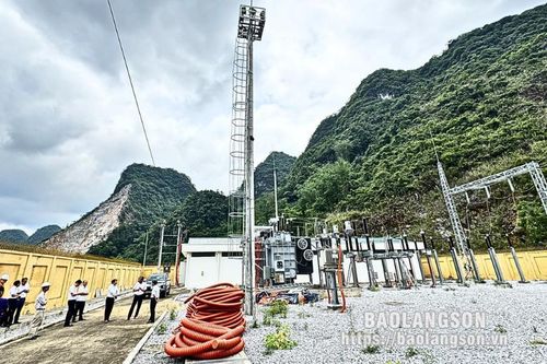 Công ty Điện lực Lạng Sơn Tập trung hoàn thành dự án đường dây và Trạm biến áp 110kV Bình Gia