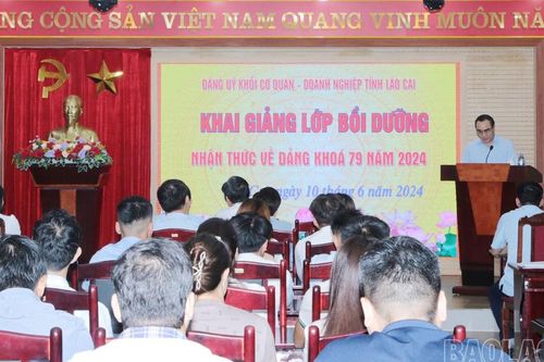 92 học viên tham gia bồi dưỡng nhận thức về Đảng khóa 79