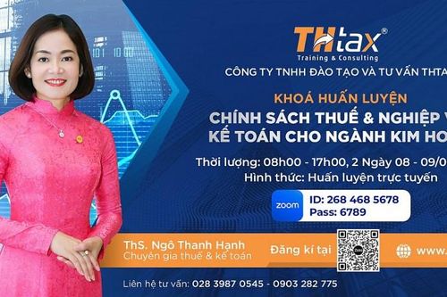 THtax góp phần tháo gỡ khó khăn cho ngành kim hoàn