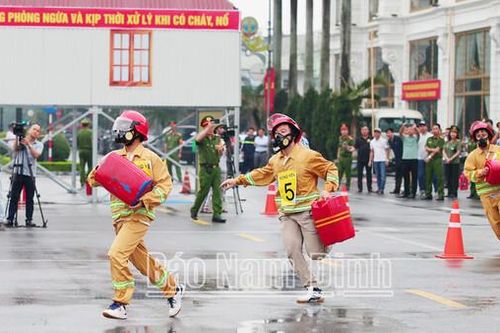 Nam Định đạt giải Nhất tại Hội thi 'Tổ liên gia an toàn PCCC' toàn quốc vòng 2, khu vực II