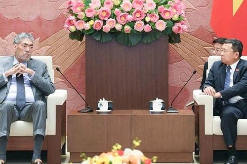 Chủ nhiệm Ủy ban Đối ngoại Vũ Hải Hà tiếp Tổng Bí thư đảng Phong trào cánh tả thống nhất của Dominica