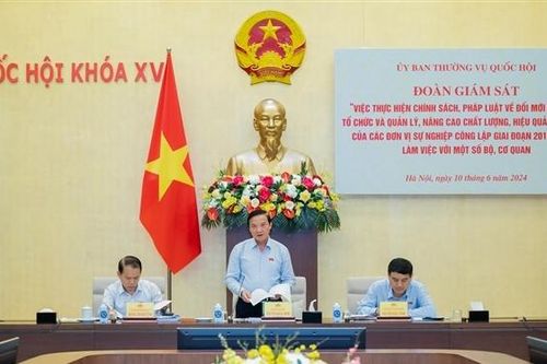 Phó Chủ tịch Quốc hội Nguyễn Khắc Định chủ trì làm việc với 2 bộ về thực hiện pháp luật về đơn vị sự nghiệp công lập
