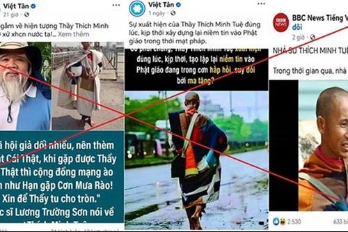 Cảnh giác với các luận điệu xuyên tạc sau khi ông Thích Minh Tuệ dừng đi bộ khất thực
