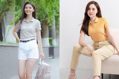 Cách mặc áo polo thời trang, trẻ trung cho nữ trong ngày hè