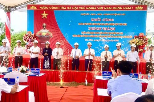 Khởi công xây dựng Công viên Gia Lâm; cải tạo, nâng cấp trường THPT Yên Viên