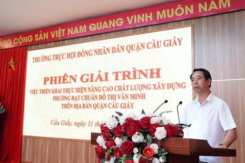 Cầu Giấy: tổng lực xây dựng phường đạt chuẩn đô thị văn minh