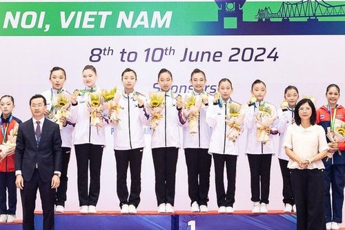 Bà Phan Thùy Linh - Tổng thư ký Liên đoàn Thể dục Việt Nam: 'Chủ nhà gây ấn tượng mạnh tại giải Aerobic châu Á'