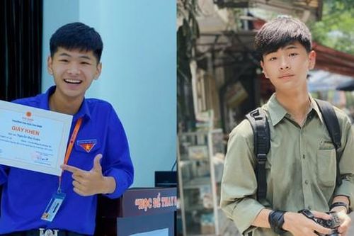 Nam sinh trường Đại Nam là đội trưởng tình nguyện có nhiều thành tích trong học tập