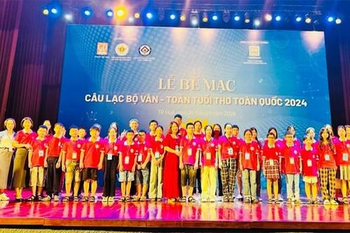 Trao hơn 300 giải cho học sinh tại cuộc thi Câu lạc bộ Văn – Toán tuổi thơ 2024
