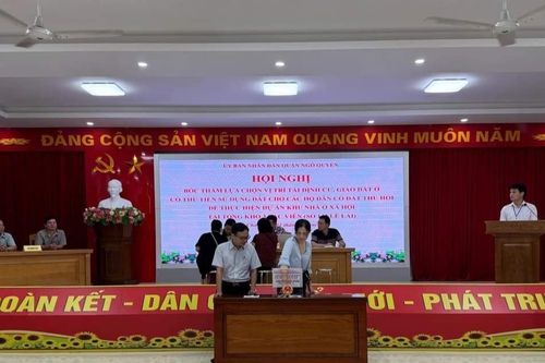 111 hộ dân bốc thăm lựa chọn vị trí tái định cư Dự án Khu NƠXH ở Hải Phòng