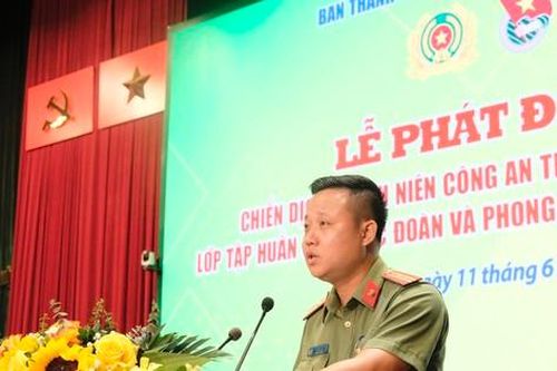 Tuổi trẻ Công an Hà Nội ra mắt 8 đội hình thanh niên tình nguyện