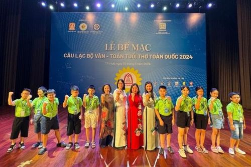 Hà Nội: Đoàn học sinh quận Ba Đình xuất sắc giành nhiều giải cao trong cuộc thi CLB Văn - Toán tuổi thơ toàn quốc 2024