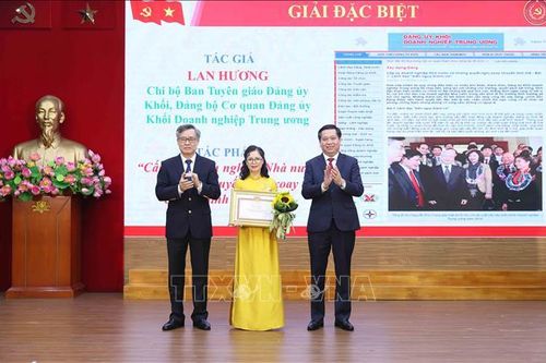 Lễ trao Giải Búa liềm vàng Khối Doanh nghiệp Trung ương năm 2023