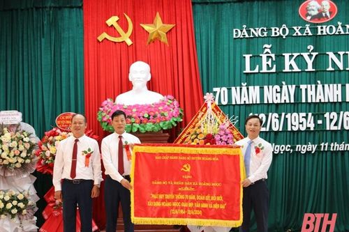 Đảng bộ xã Hoằng Ngọc kỷ niệm 70 năm ngày thành lập
