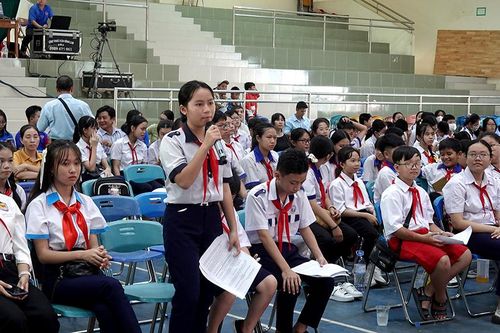 Phiên họp mô hình Hội đồng Trẻ em tỉnh An Giang năm 2024