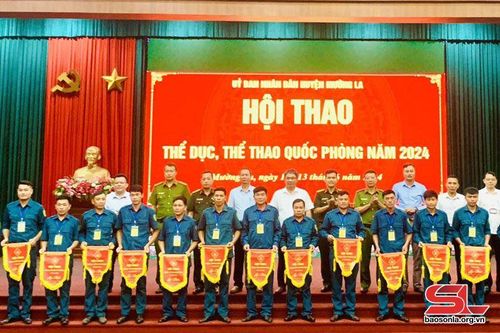Hội thao thể dục thể thao quốc phòng huyện Mường La năm 2024