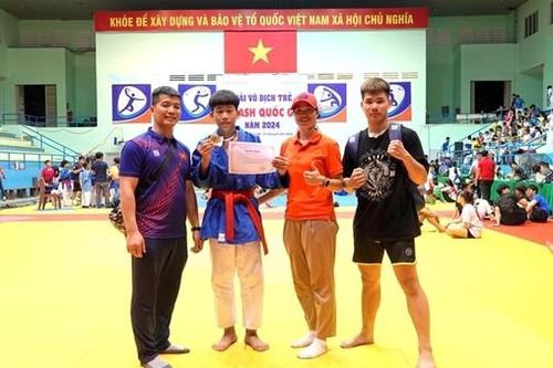 Đội tuyển trẻ Kurash Bộ Công an đạt thành tích cao tại Giải vô địch trẻ