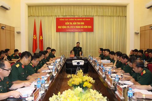 Kiểm tra công tác Đảng, công tác chính trị tại Bộ Chỉ huy Quân sự tỉnh