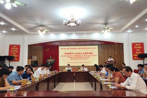 Cầu Giấy: Xử lý nghiêm vi phạm lĩnh vực quy hoạch, đô thị