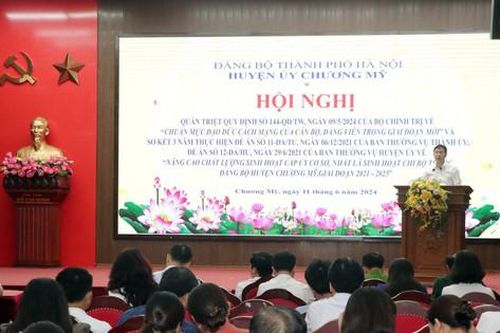 Chương Mỹ thí điểm sinh hoạt Đảng trực tuyến
