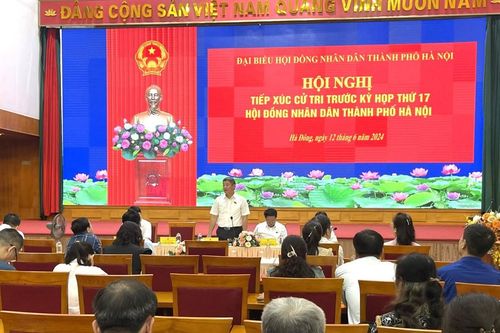Cử tri Hà Đông kiến nghị nhiều vấn đề về phát triển đô thị, làng nghề