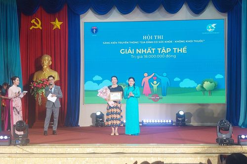 Hội thi giao lưu sáng kiến truyền thông 'Gia đình có sức khỏe - Không khói thuốc'