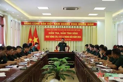 Tổng cục Chính trị kiểm tra, nắm tình hình hoạt động công tác Đảng, công tác chính trị tại Lạng Sơn