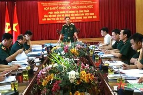 Trường Sĩ quan Chính trị tổ chức Hội thảo khoa học